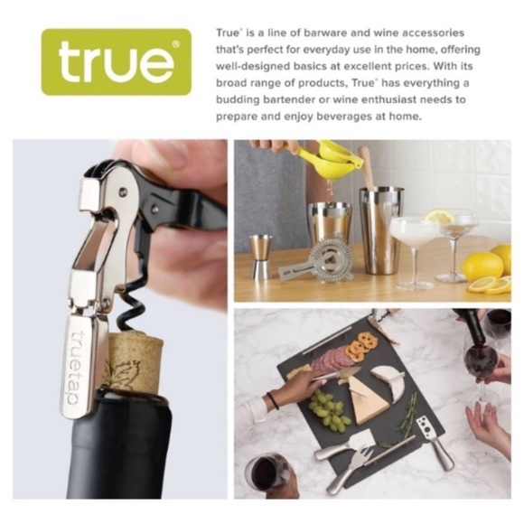 True Barware Wine Thermos Tanked Stainless Steel 750 ml Growler Leakproof NC - Picture 3 of 5